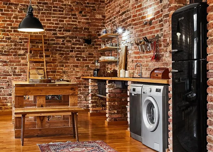 Loft Industrial Design Apartment Krakau